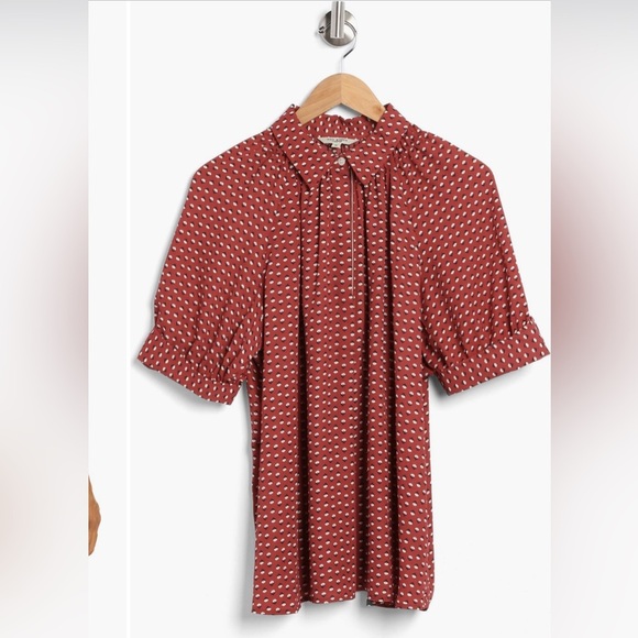 NWT Max Studio Puff Sleeve Top size 1X - Picture 3 of 3